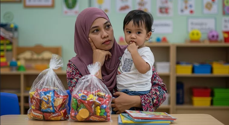 Bukan Cerewet, Tapi Risau! Ibu Ini Tegur Trend Bagi Goodie Makanan Di Taska