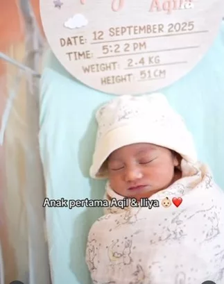 “Comelnya Baby” Kini Bergelar Bapa, Aqil Zulkiflee Kongsi Nama & Wajah Anak!
