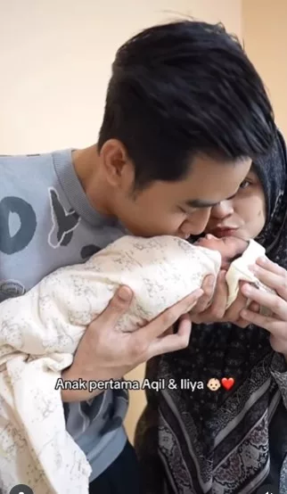 “Comelnya Baby” Kini Bergelar Bapa, Aqil Zulkiflee Kongsi Nama & Wajah Anak!
