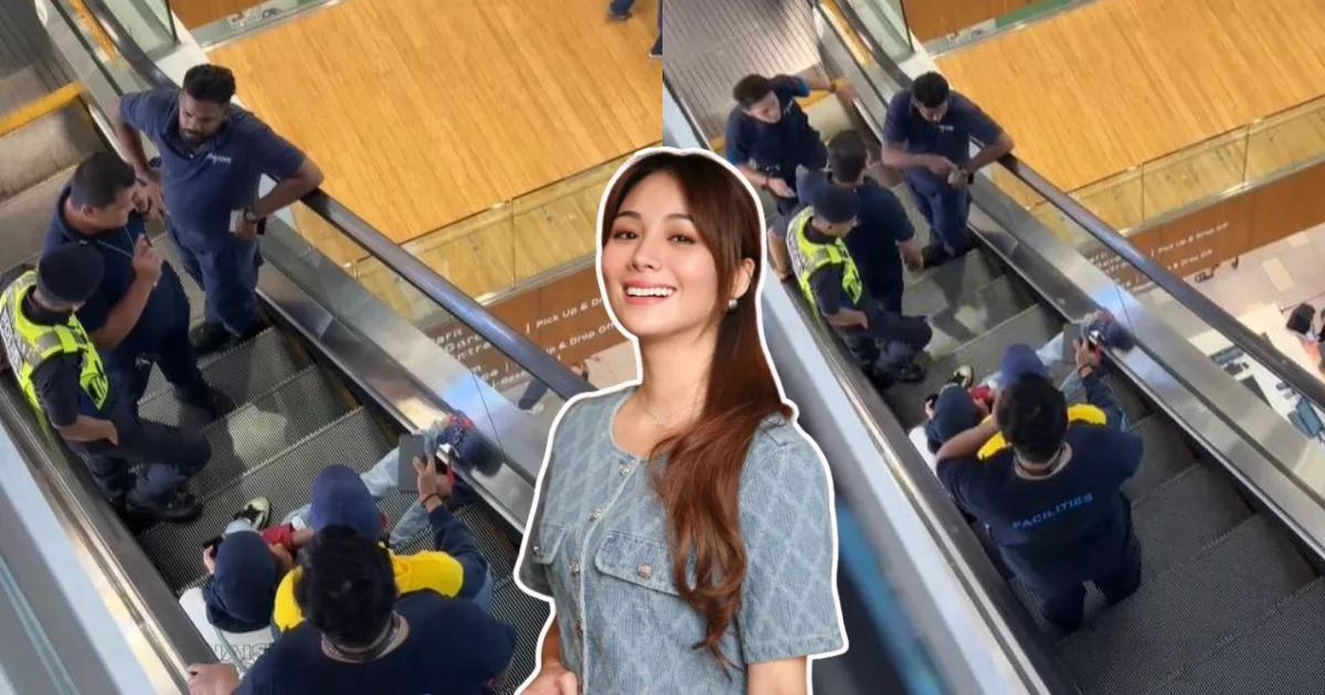 "Kasihan Adik Ni, Kaki Tersepit Di Eskalator." Elvina Mohamad Jadi Saksi Kejadian Cemas, Tititp Pesanan Buat Ibu Ayah