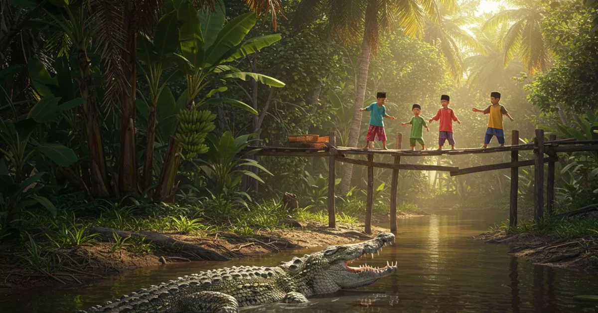 “Jeritan Terakhir Anak Kami” – Kanak-Kanak 12 Tahun Maut Dibaham Buaya Ketika Menjala