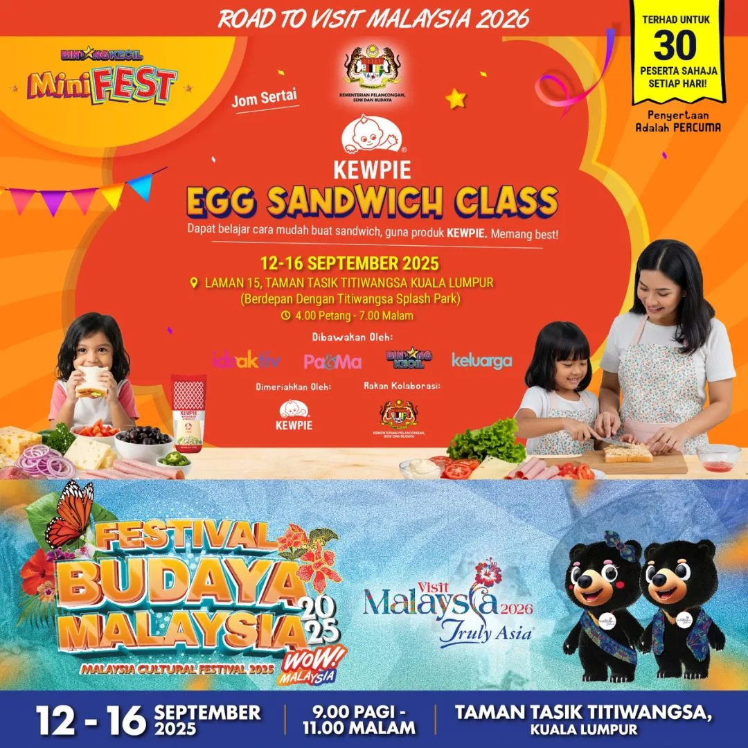 BK Fantastic X Kewpie Bakal Gegarkan Laman 15, Taman Tasik Titiwangsa Kuala Lumpur. Top 10 Bakal Beraksi Penuh Gaya!
