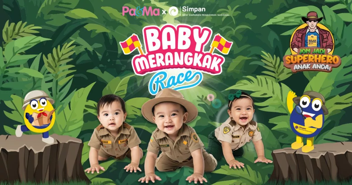 Baby Merangkak Race Kembali Dengan Tema Jungle Adventure, Meriahkan BMS 2025!