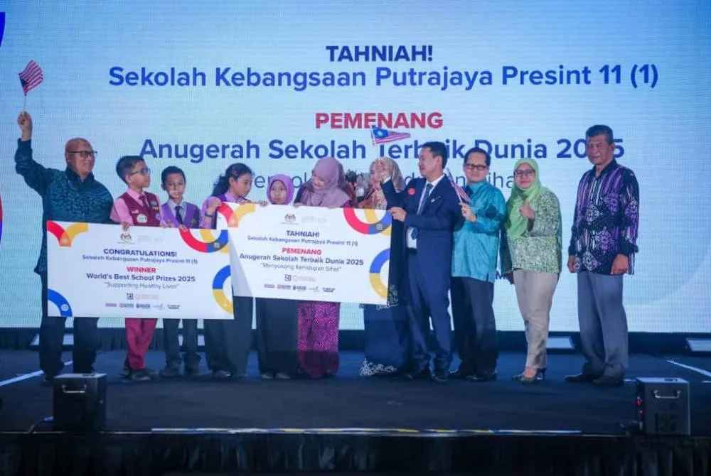 Anak Malaysia Hebat! SK Putrajaya Presint 11(1) Dinobat Sekolah Terbaik Dunia