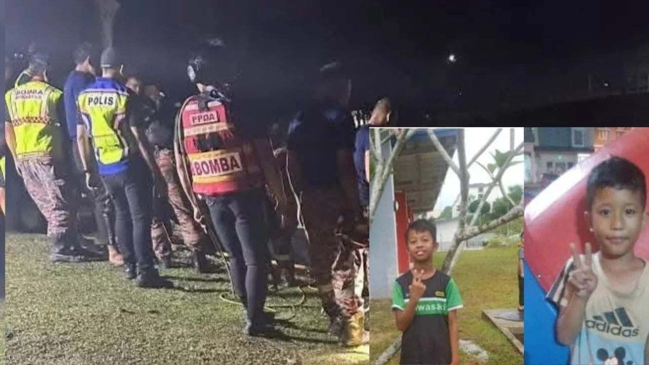 Dua Selipar Kecil di Tepi Tasik, Rayyan & Khalish Ditemukan Lemas