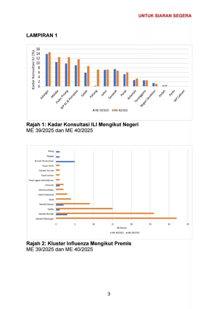 Satu Famili Kena Jangkitan, Kenali Influenza A, Simptom Dan Cara Jaga Anak