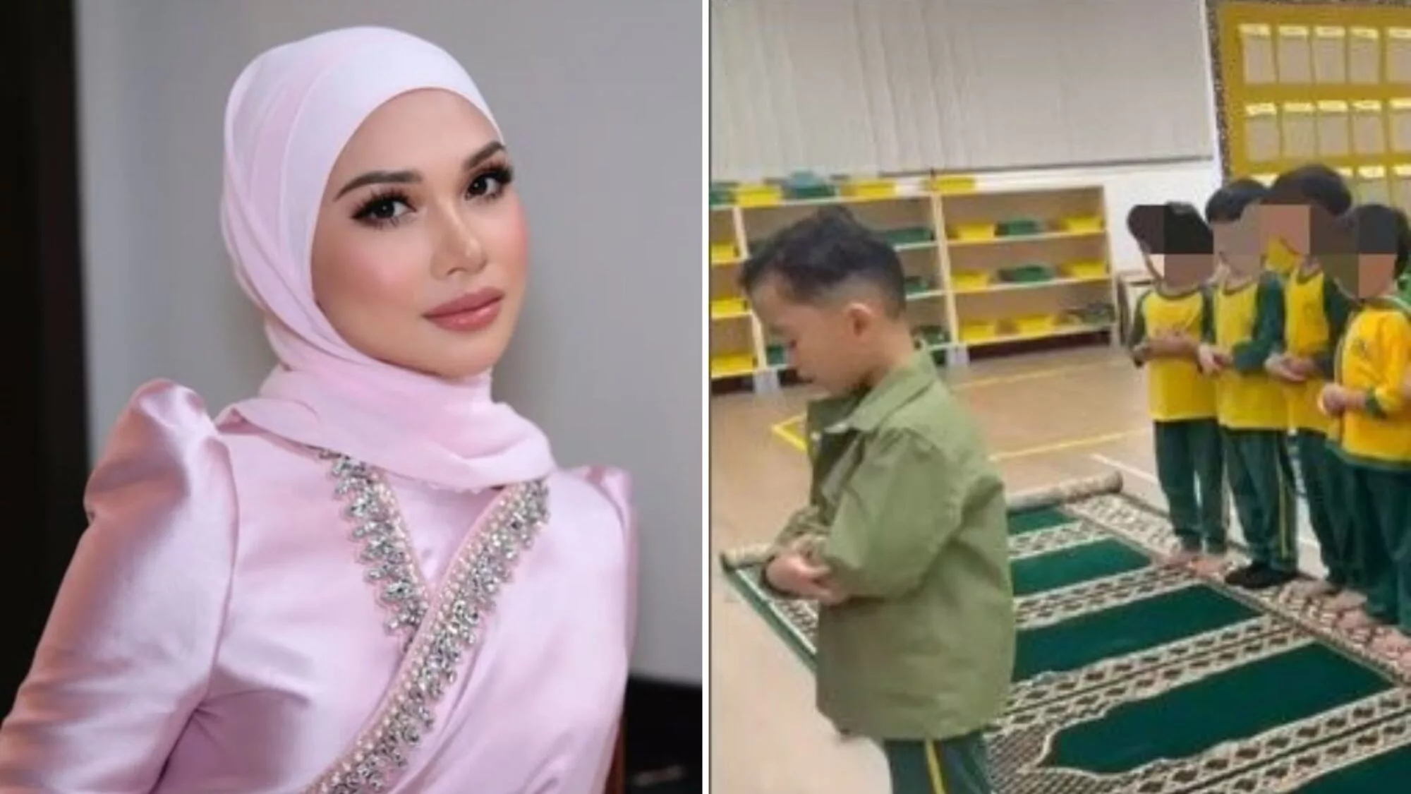 Anzalna Nasir Sebak Eidrees Jadi Imam Solat Hajat GSF, Kehadiran Anak Siti Nurhaliza Jadi Makmum Raih Perhatian