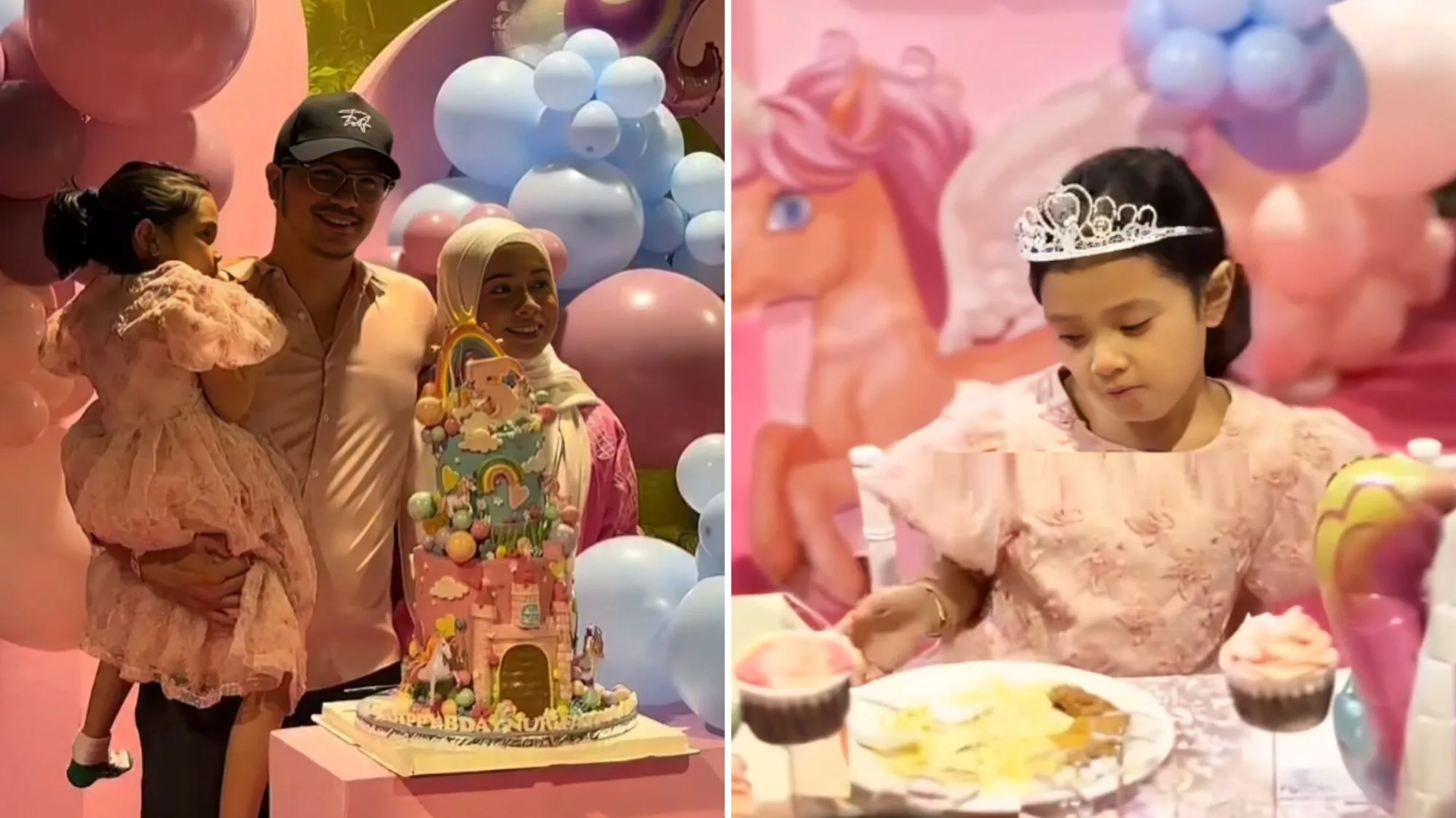 Sambutan Hari Lahir Tema Unicorn, Amira Layan Fatima Raih Perhatian, Sweet Sangat Tengok!