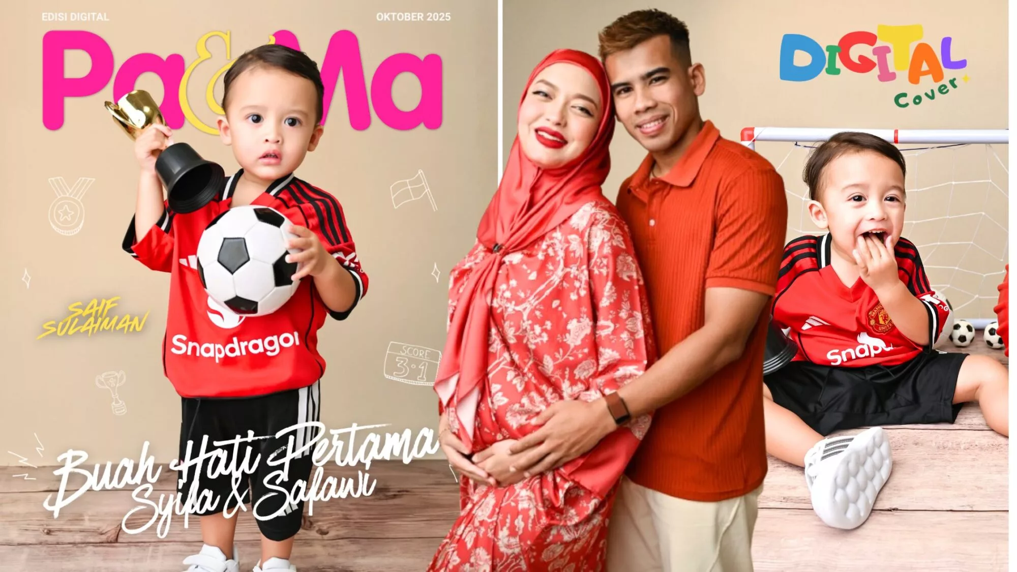 Saif Sulaiman: Si Hero Ceria Suka Bola Sepak, 5 Perkara Menarik Tentang Permata Hati Syifa & Safawi