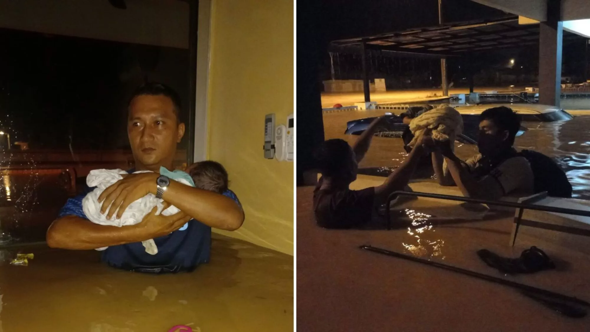 Tangisan Cemas Ketika Banjir Perak – “Ayah Baca Doa, Tolong Dah Sampai Sini Dah…” Buat Ramai Sebak