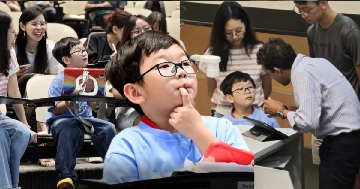 Si Cilik Genius! Baru Usia 7 Tahun Dah Mula Belajar Kimia Di Universiti Terkemuka Singapura!