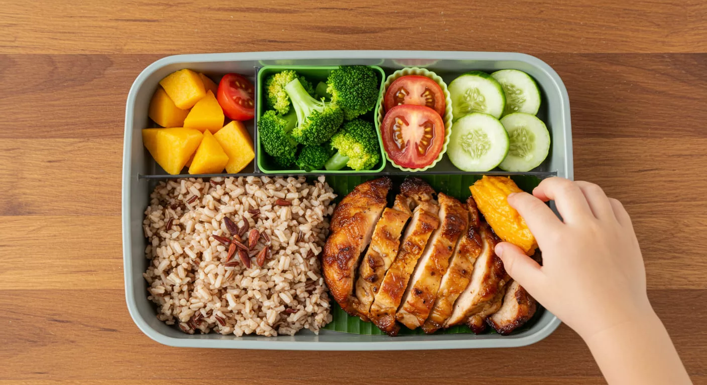 Rahsia Suku-Suku Separuh: Cara Mudah Ibu Ayah Sediakan Lunchbox Anak Sihat & Bertenaga