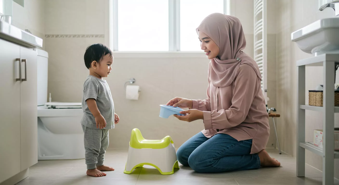 Potty Training Anak: 5 Cara Lembut & Berkesan Untuk Mama Ajar Si Manja Yakin Guna Tandas