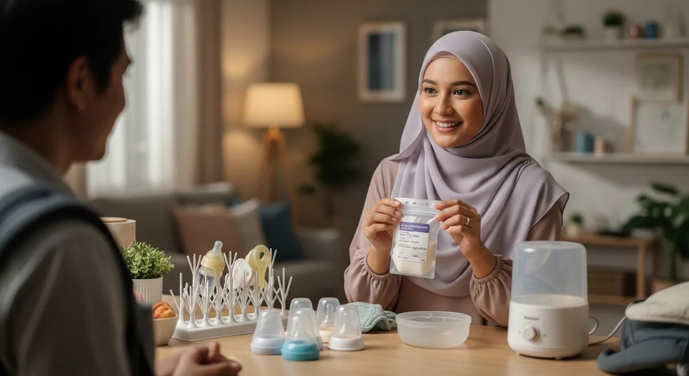 Cara Simpan Susu Ibu Dengan Betul: Panduan Lengkap Elak Susu Tercemar & Kekal Berkhasiat