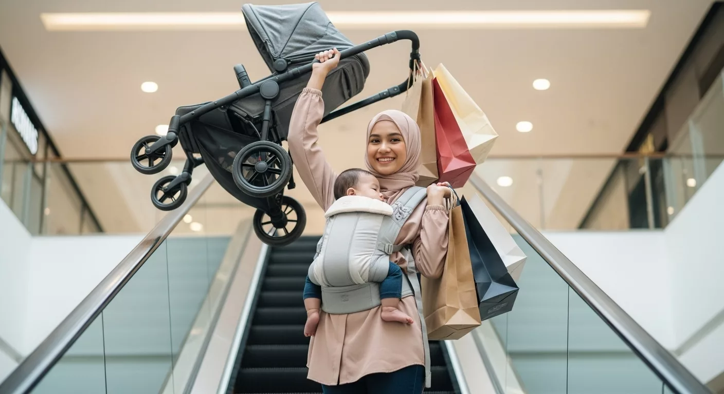 Isu Bayi Naik Stroller Di Mall Cetus Perdebatan Panas: Nilai Empati Jadi Tanda Tanya