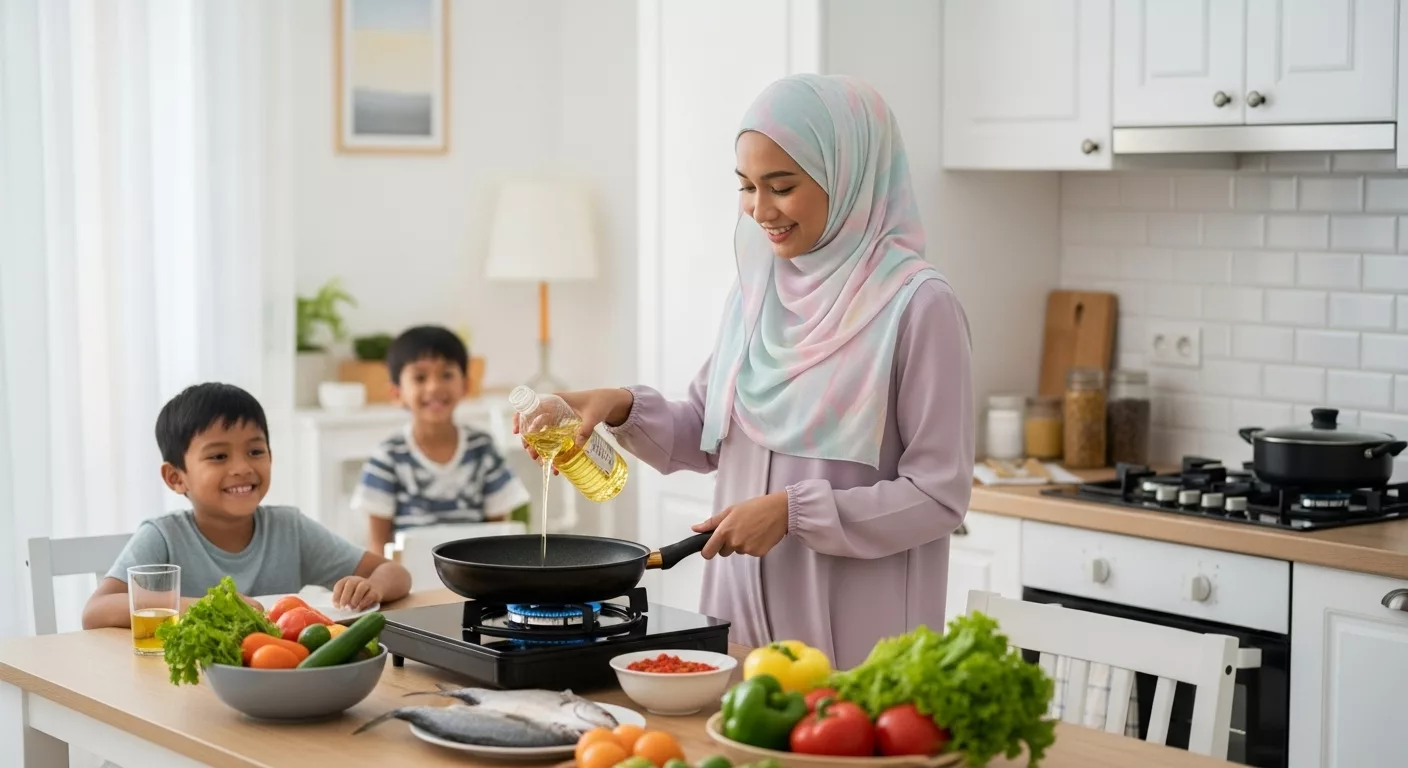 Cara Kenal Kod Minyak Masak Yang Selamat, Elak Anak Kerap Demam & Batuk, Bahaya Tersembunyi Ramai Tak Tahu