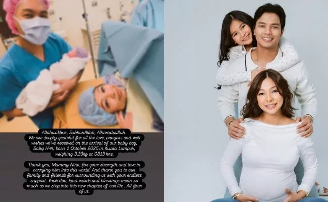 Nina Ismail Sabri Selamat Lahirkan Bayi Lelaki, Hafiz Luah Rasa Syukur 4 Nina Ismail Sabri Selamat Lahirkan Bayi Lelaki, Hafiz Luah Rasa Syukur