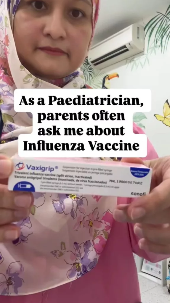 Kenapa Vaksin Influenza Penting Untuk Anak? Doktor Jelaskan Sebab Sebenar