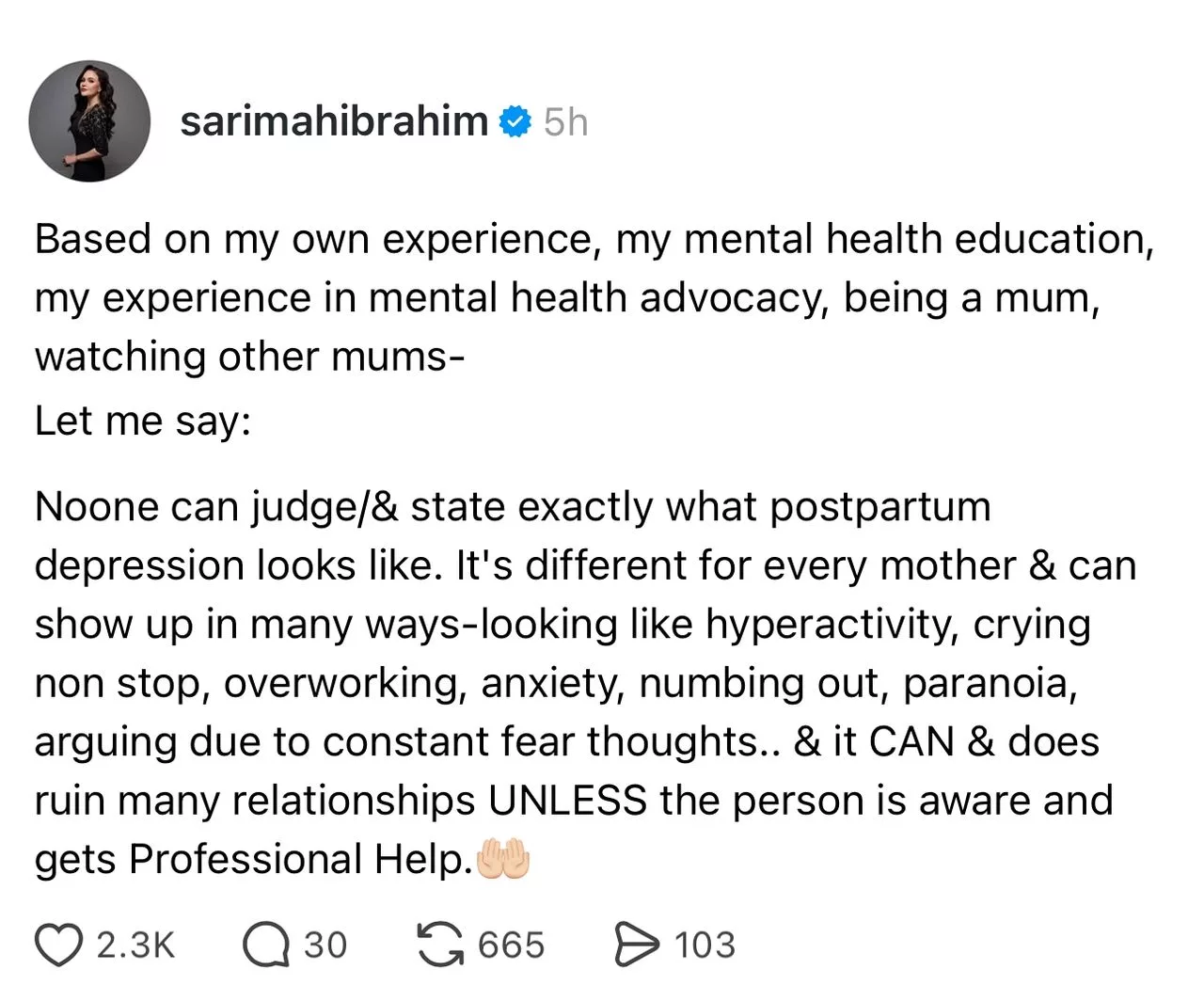 Tiada Siapa Boleh Nilai Makna Sebenar Postpartum Depression, Luahan Jujur Sarimah Ibrahim 18 Tiada Siapa Boleh Nilai Makna Sebenar Postpartum Depression, Luahan Jujur Sarimah Ibrahim