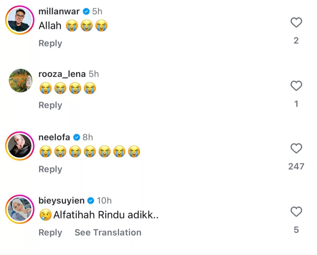 Hari Jumaat Penuh Kerinduan – Luahan Sebak Ayu Raudhah dan Zaquan Adha Buat Anak Syurga Mereka