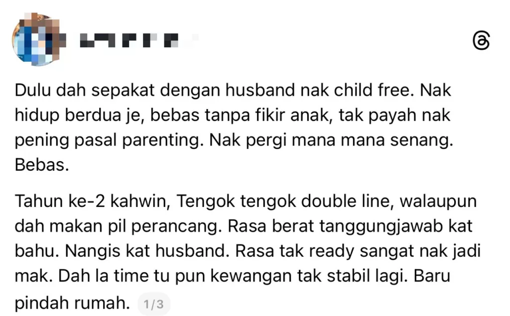 Child Free: Menangis Rasa Tak Ready Jadi Mak, Wanita Ini Akhirnya Luah Syukur Rupanya Anak Punca Rezeki