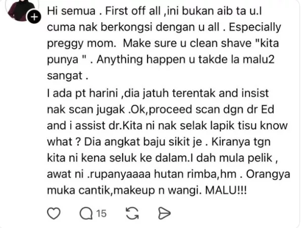 “Ibu Mengandung Pun Ada Maruah” – Netizen Kecam Staf Kesihatan Dedah Kisah Pesakit Secara Terbuka