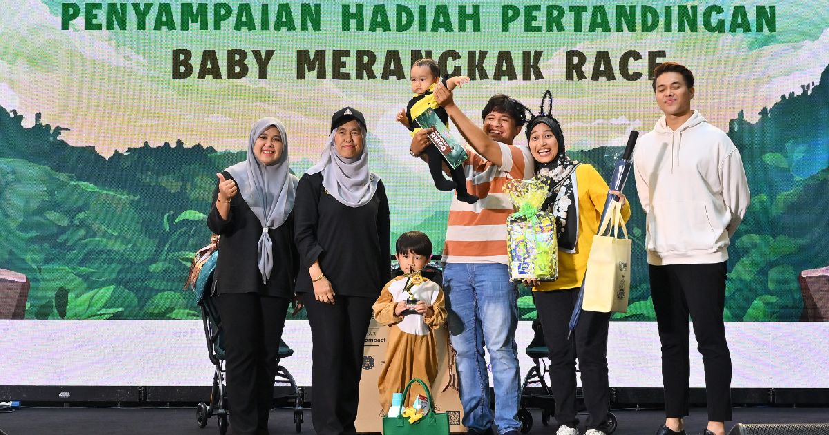 Baby Merangkak Race 2025 Gamat, 100 Bayi Berentap Merebut Gelaran Juara