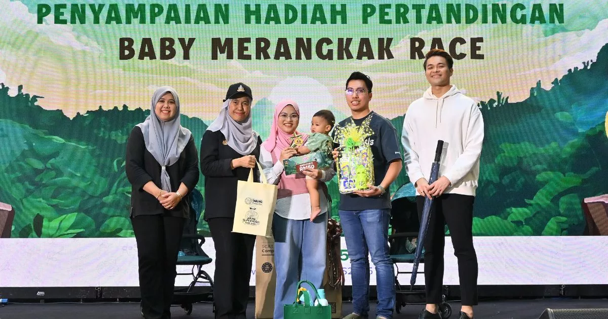 Baby Merangkak Race 2025 Gamat, 100 Bayi Berentap Merebut Gelaran Juara