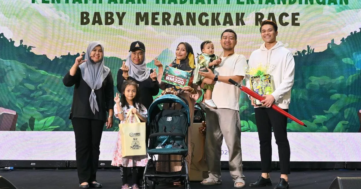 Baby Merangkak Race 2025 Gamat, 100 Bayi Berentap Merebut Gelaran Juara