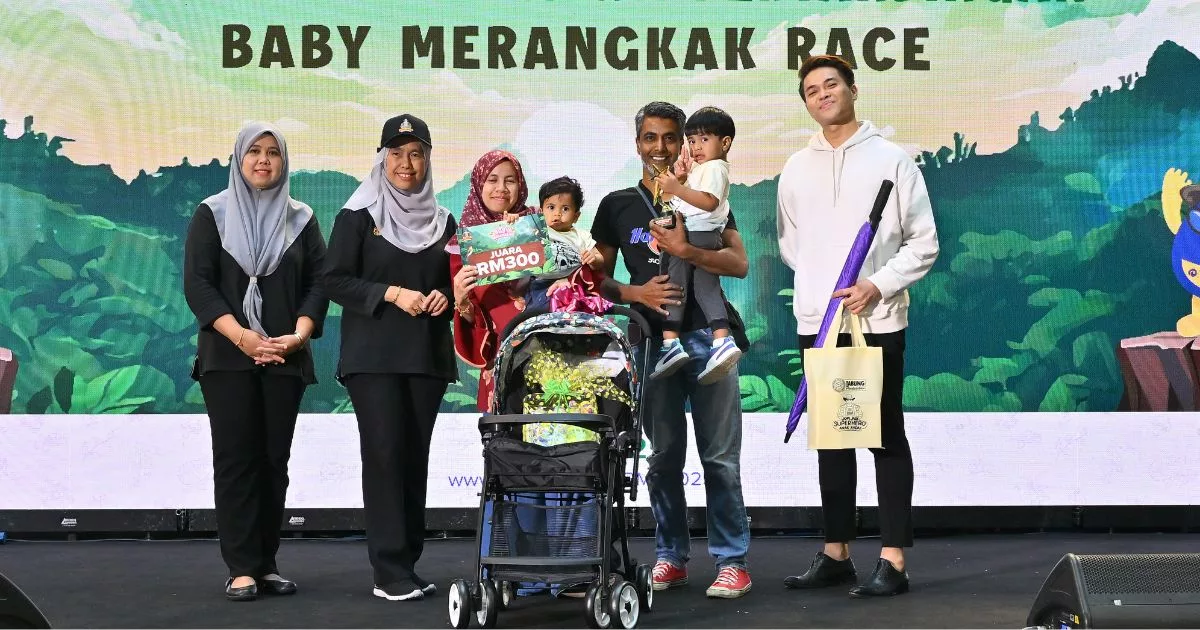 Baby Merangkak Race 2025 Gamat, 100 Bayi Berentap Merebut Gelaran Juara