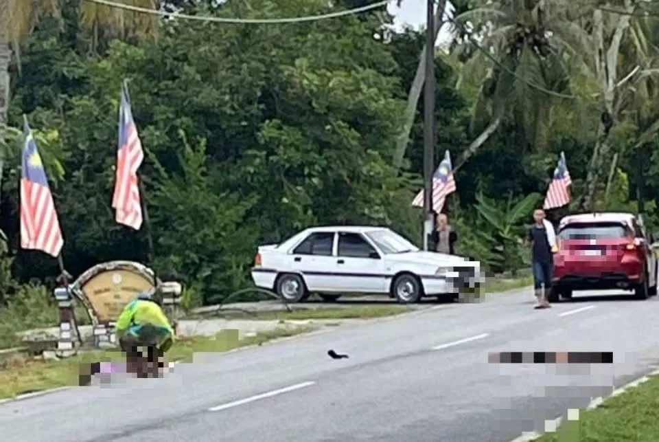 “Allah, Anak Aku” Bapa Terkejut Lihat Jasad Anak Dirempuh Kereta Bersama Rakan Baik