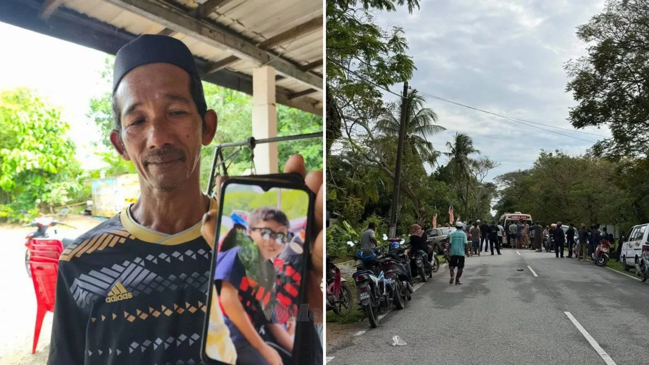 “Allah, Anak Aku” Bapa Terkejut Lihat Jasad Anak Dirempuh Kereta Bersama Rakan Baik