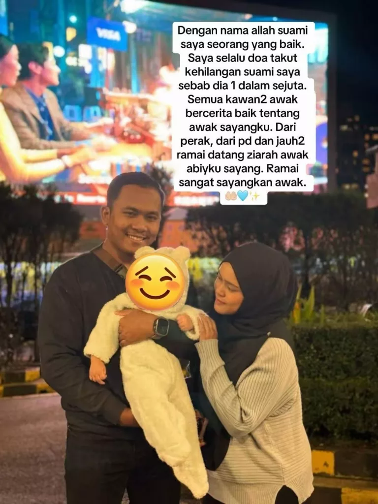 ‘Baju Uniform Penuh Tumpahan Susu Anak’, Kongsi 10 Gambar, Coretan Isteri Arwah Muhammad Amir Undang Sebak