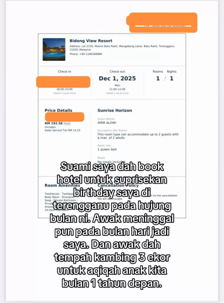 ‘Baju Uniform Penuh Tumpahan Susu Anak’, Kongsi 10 Gambar, Coretan Isteri Arwah Muhammad Amir Undang Sebak