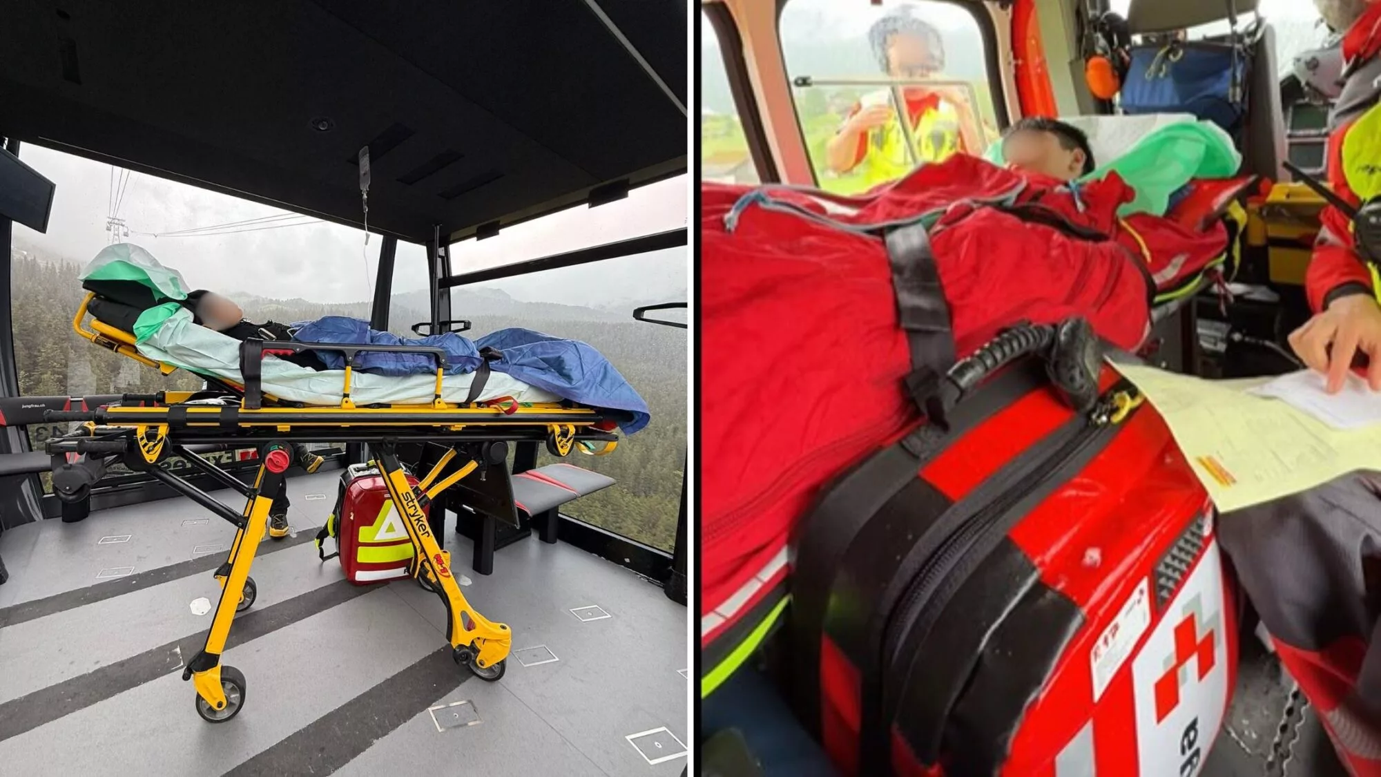 Helicopter Rescue: Detik Cemas Percutian Bertukar Trauma Bila Anak Pengsan Di Atas Salji Ketika Bercuti Di Switzerland