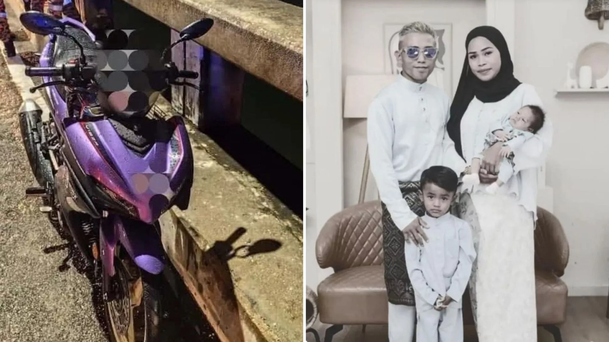 Suami Hilang Di Jambatan Pulau Pinang, Isteri Hamil 5 Bulan Mengandung Anak Ketiga