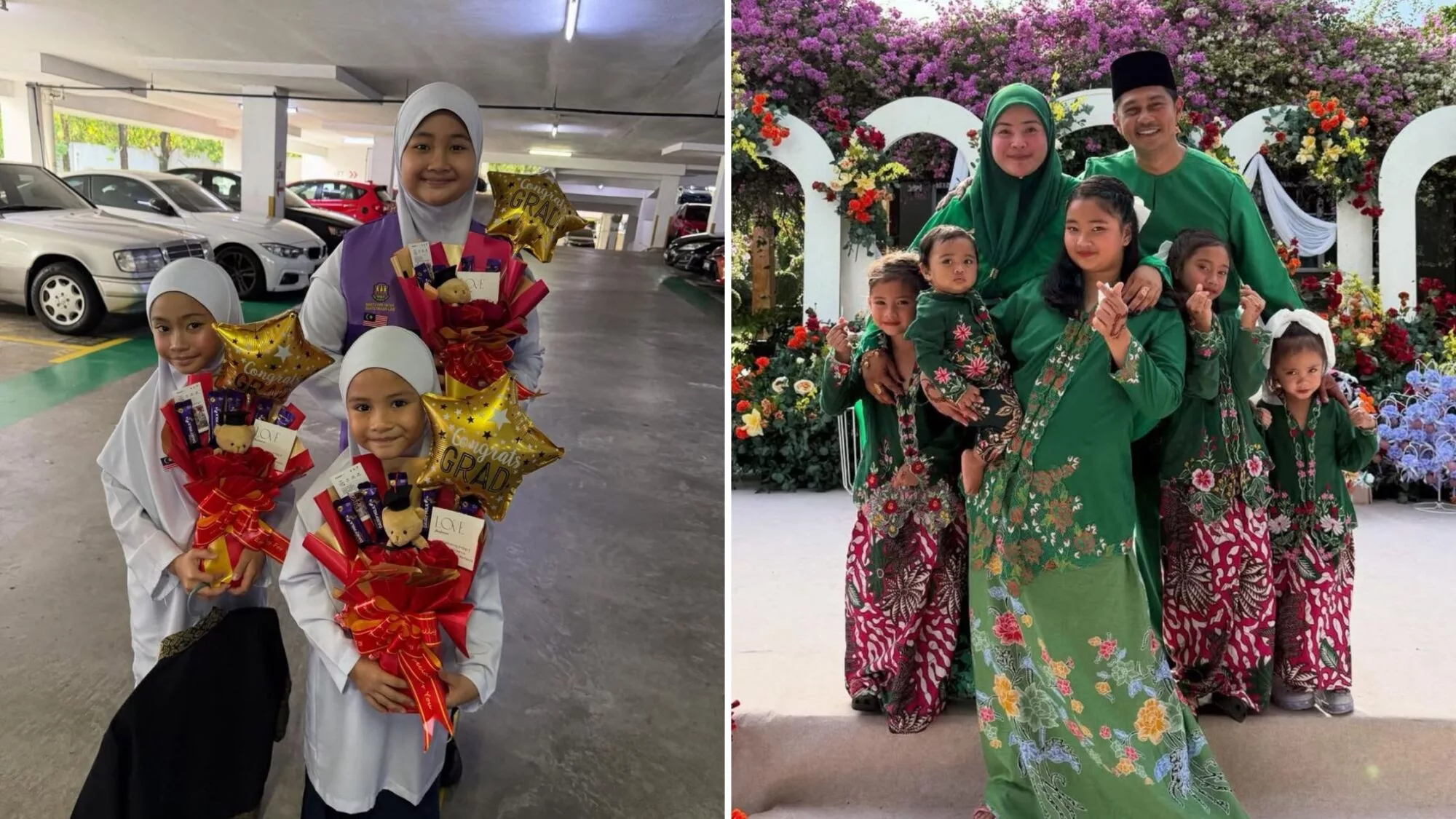 "Syukur Ada Manis Dihujung Tahun..." Tiga Anak Almy Nadia, Fizz Fairuzz Raih Anugerah Akademik