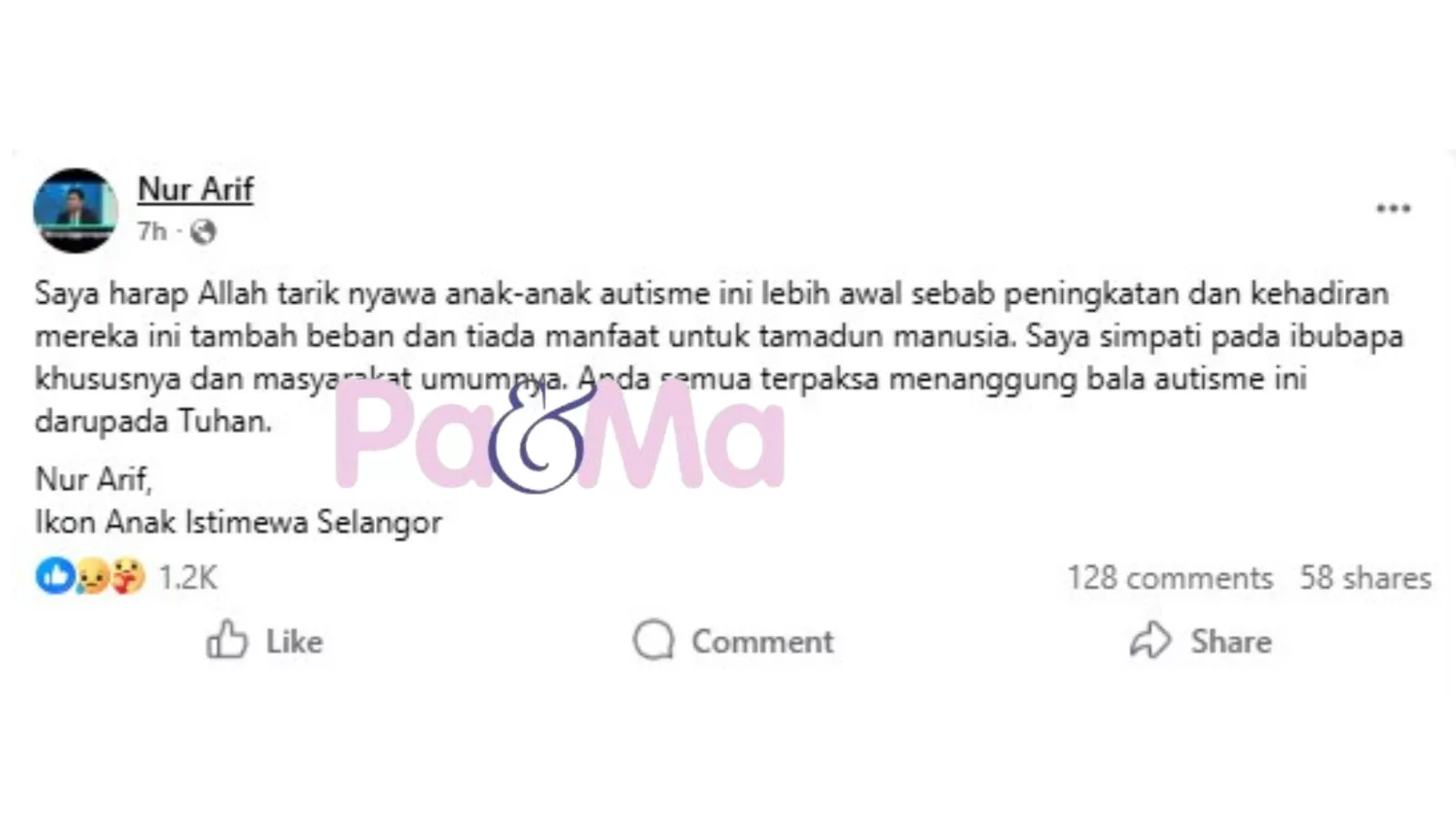 Kenyataan Mengejutkan Ikon Anak Istimewa Selangor Tentang Autisme Dikecam Hebat!