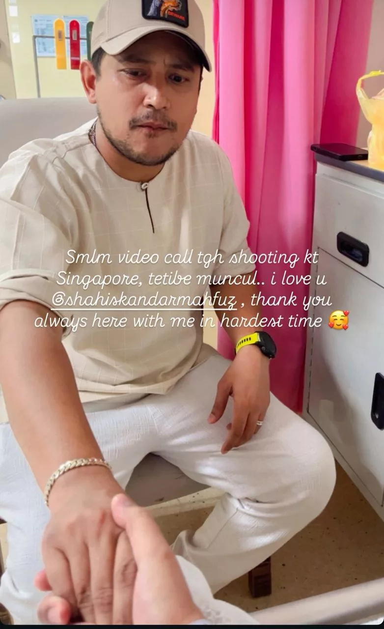 ‘Sindrom Edwards’  Shah Iskandar Redha Isteri Jalani Prosedur Gugur Bayi