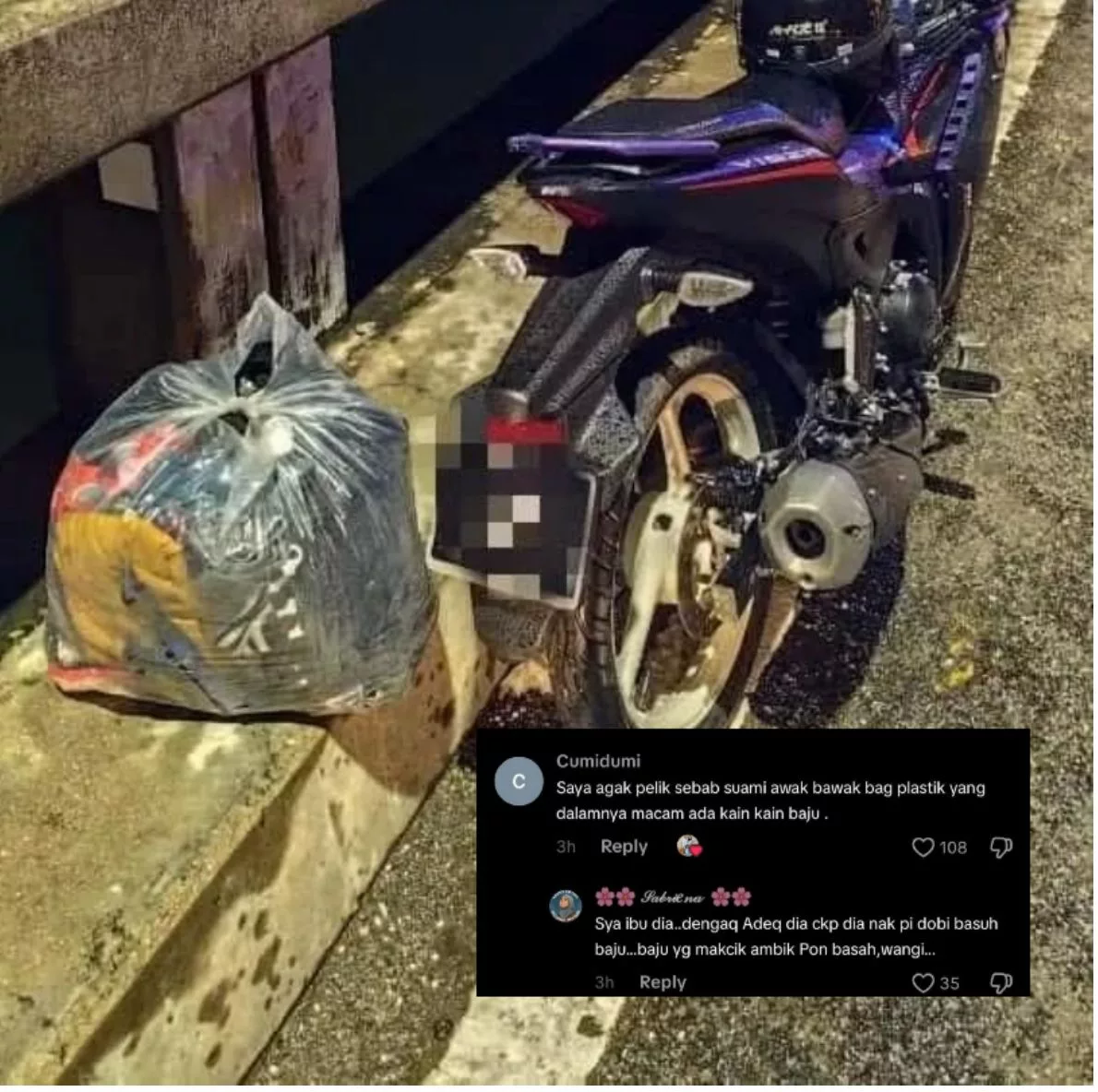 Suami Hilang Di Jambatan Pulau Pinang, Isteri Hamil 5 Bulan Mengandung Anak Ketiga