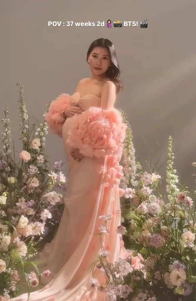 Fairy Garden Vibes: Rakam Momen Kehamilan Anak Ketiga, Anak Jutawan Chryseis Tan Raih Tumpuan