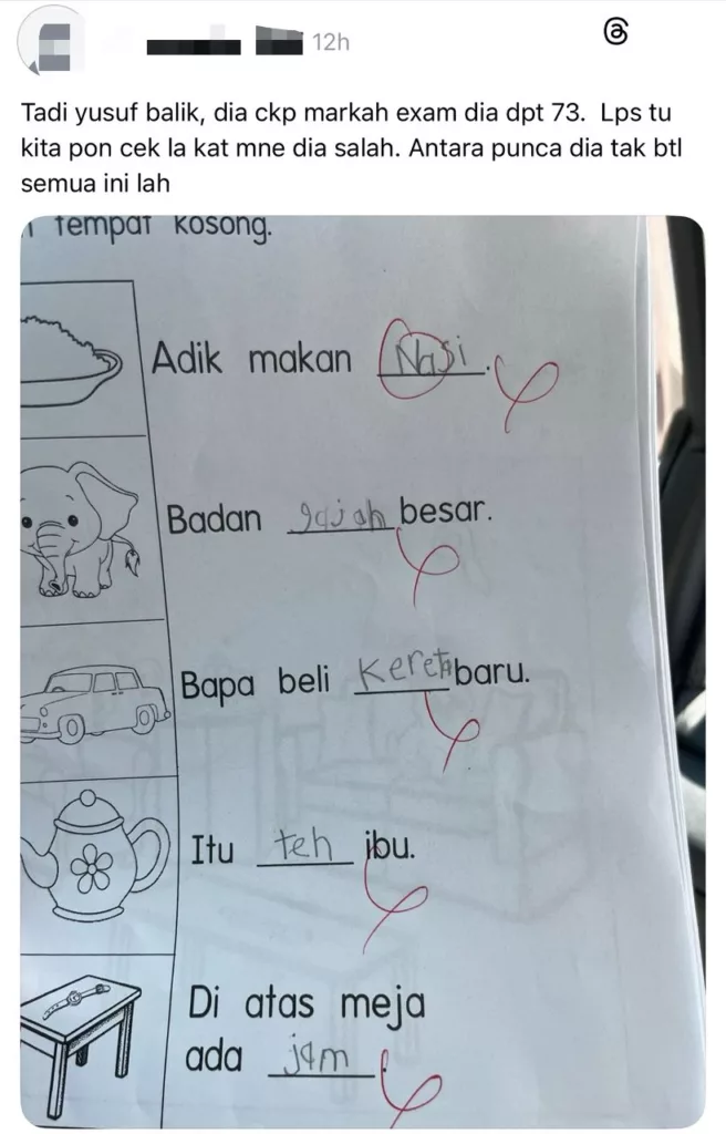“Maksud Sama Pun Salah?” Cikgu Terlalu ‘Straight’, Jawapan Anak 6 Tahun Dianggap Salah Jadi Pedebatan