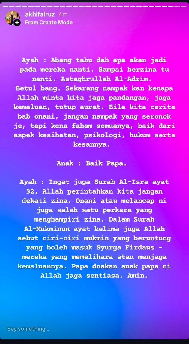 Anak Tanya Tentang Onani? Jangan Panik, Ini Cara Bijak Ibu Bapa Bertindak