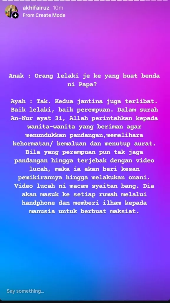 Anak Tanya Tentang Onani? Jangan Panik, Ini Cara Bijak Ibu Bapa Bertindak