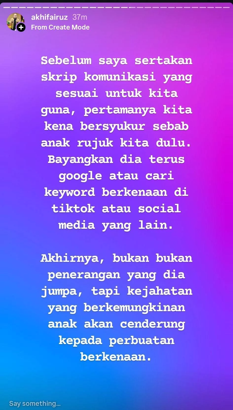 Anak Tanya Tentang Onani? Jangan Panik, Ini Cara Bijak Ibu Bapa Bertindak
