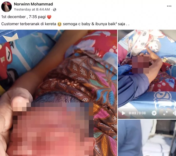 Kereta Bertukar ‘Bilik Bersalin’, Detik Cemas Pemandu E-Hailing