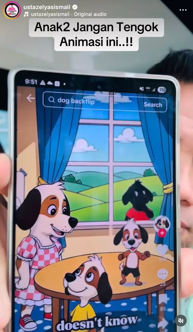 Kartun Doffy the Dog Tular: Ustaz Elyas Dedah Adegan Halus Normalisasi Maksiat 4 Kartun Doffy the Dog Tular: Ustaz Elyas Dedah Adegan Halus Normalisasi Maksiat