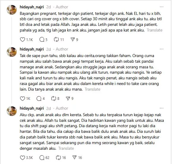 Realiti Perit Ibu Jururawat: Keputusan Sukar Yang Meruntun Emosi