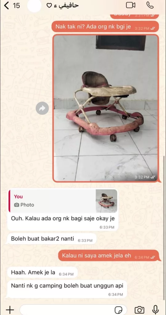 “Walker Lusuh” Isteri Prank Suami, Reaksi Jujur Mencuit Hati