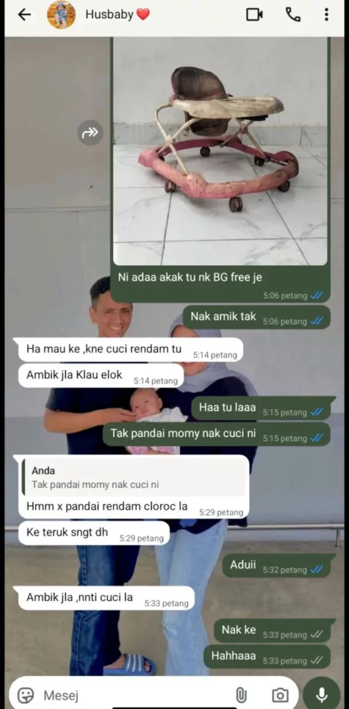 “Walker Lusuh” Isteri Prank Suami, Reaksi Jujur Mencuit Hati